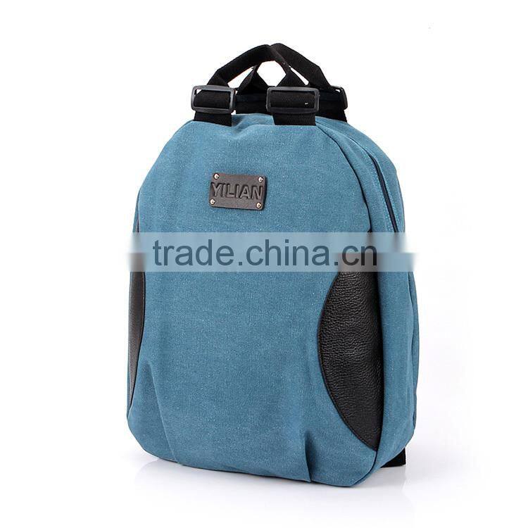 New arrival vintage khaki canvas backpack, day backpack