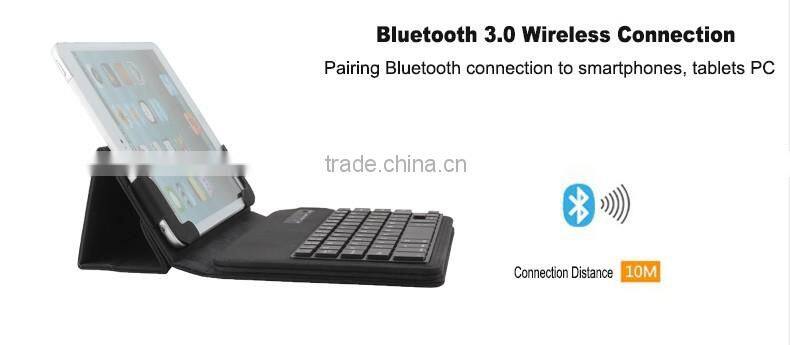 Universal PU leather tablet case with keyboard wireless for 7-8 inches, android ISO system-TY4708