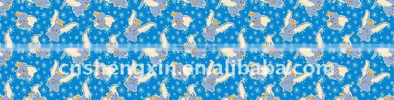 printed and dyed bedding fabric