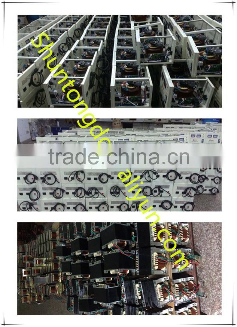 single phase ac automatic servo controlled voltage stabilizer circuit