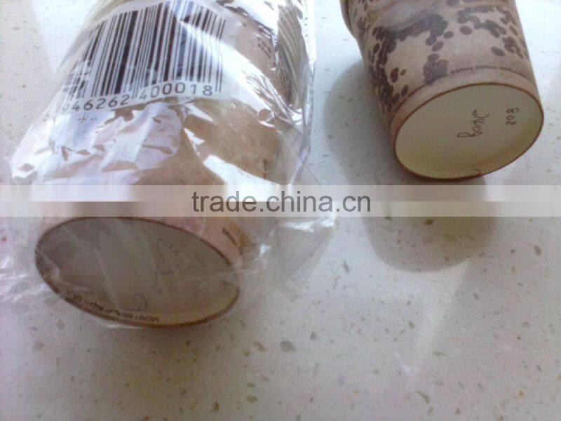 8oz single wall 240gsm paper 18g PE coated paper cups