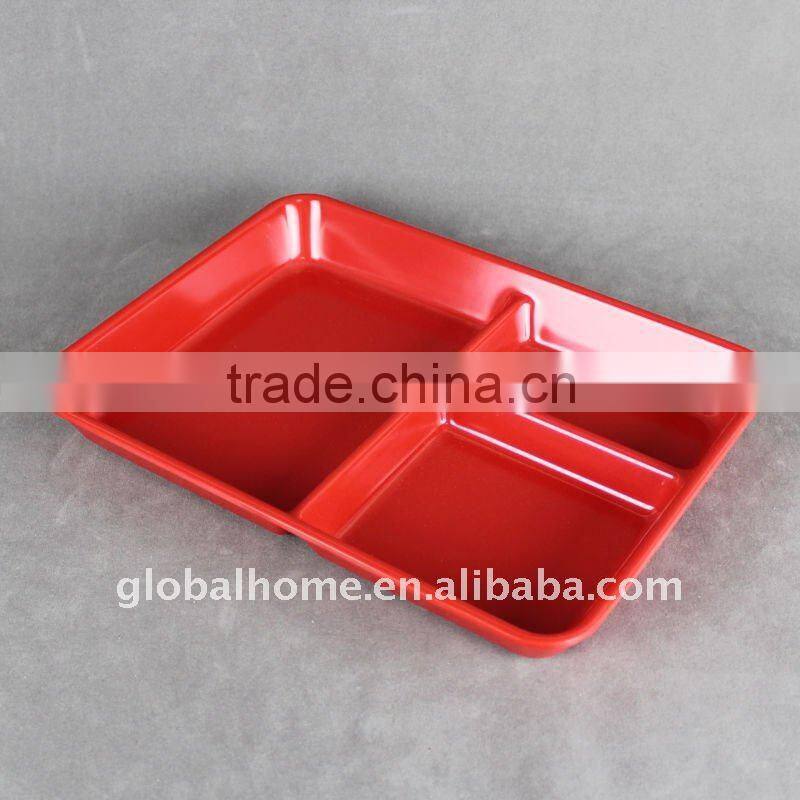 custom-made melamine snack plate