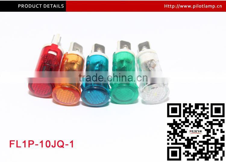 10mm blue indicator light 220VAC neon lamp signal lamp pilot light