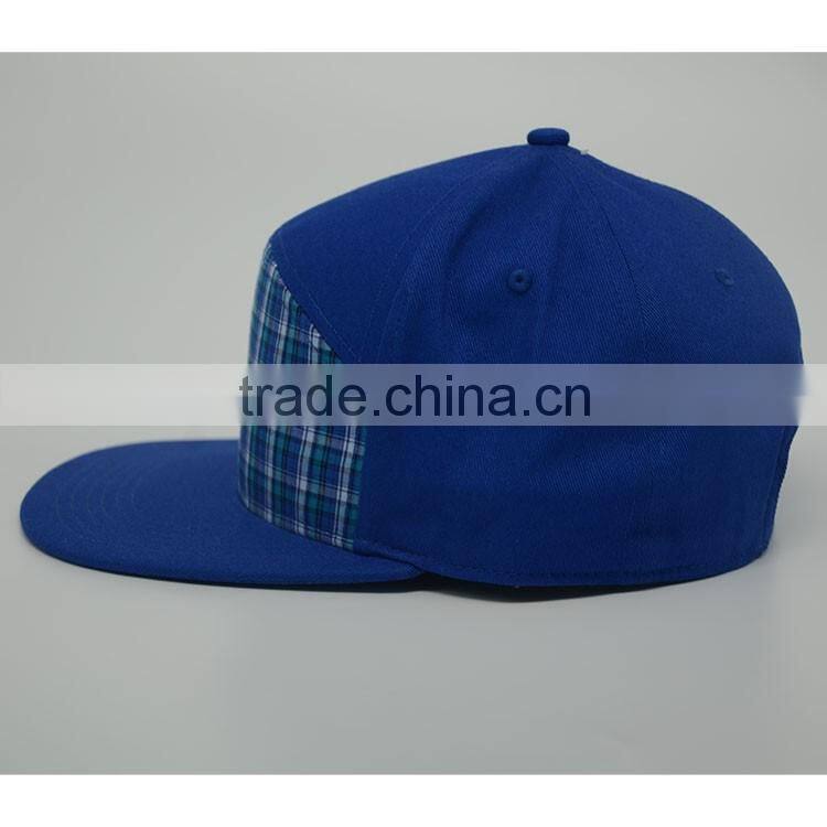 5 PANEL flat bill snapback cap