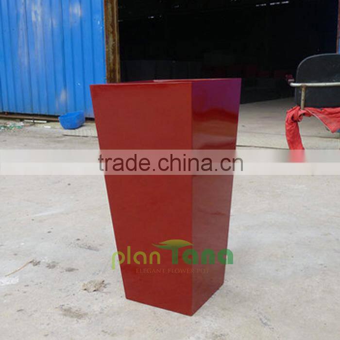 wholesale nursery flower pot balcony flower pot fiber glass flower pot