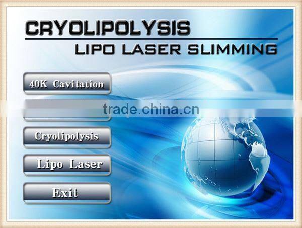 CE Approval 4 in 1 Lipolaser Cavitation Ultrasound Slimming Machine
