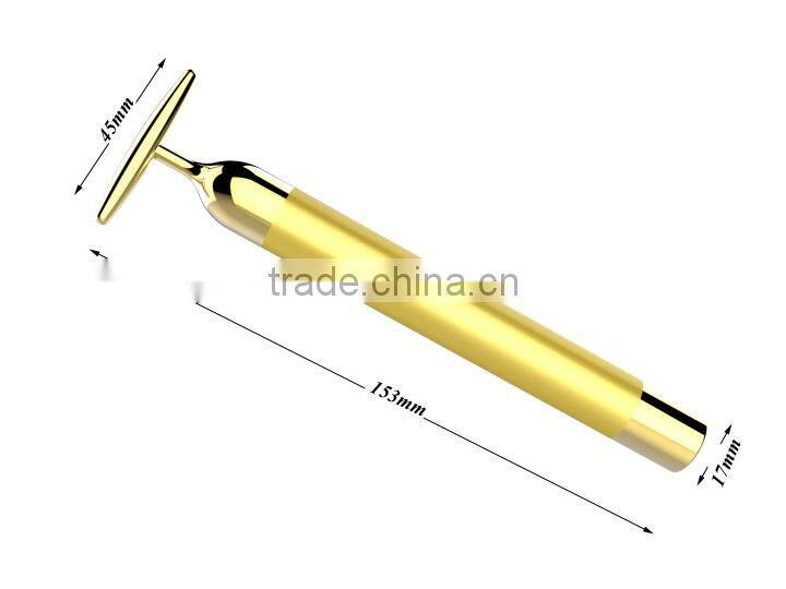 24k gold vibrating fat burning massager