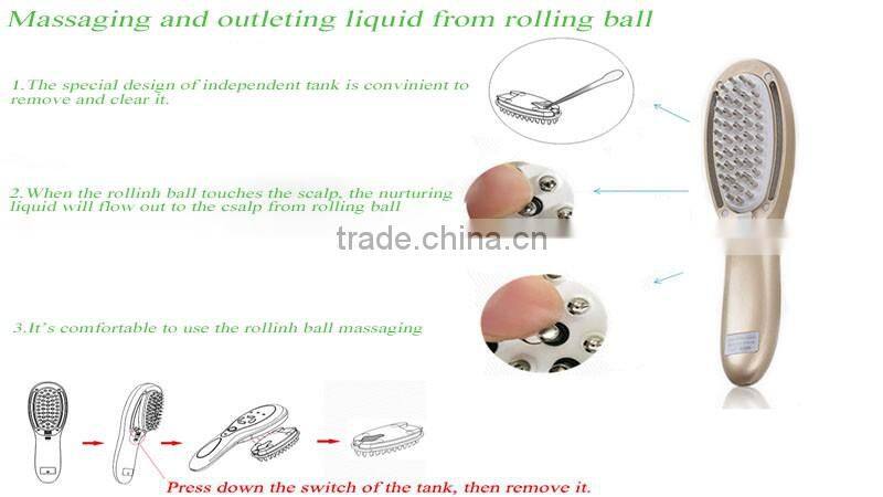 Protable home usemassage Physical therapy hair brush magic hair comb