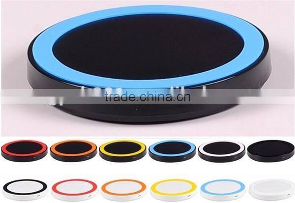 2016 New Wireless Charging Plate Quality Universal Qi Wireless Charger for Samsung Galaxy S7 Magic Disk Stand Qi