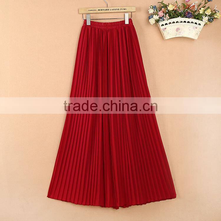 Customer Made European American Lady Long Maxi Skirt Chevron Skirt (LCHSK8)