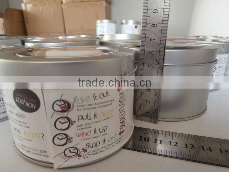 9*6cm Tin Watch Case