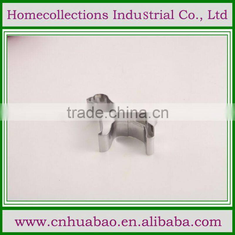 custom stainless steel cookie cutters with animal dog bear or deer shapes