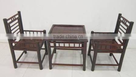 Set of bamboo table and chairs, high quality bamboo furniture made in Vietnam