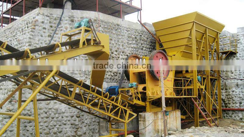 New 100-120T/H Stationary Stone Crushing Plant Price