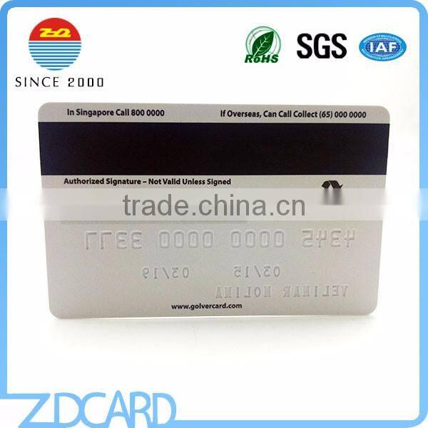 Debit Prepaid Contact Smart PVC Card With Magnetic Stripe
