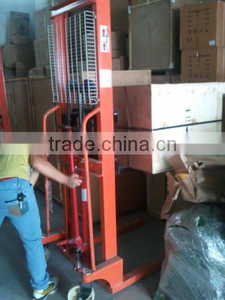 Manual Hydraulic Stacker hot sales cheap price Structural durability Manual Hydraulic Stacker pallet forklifts