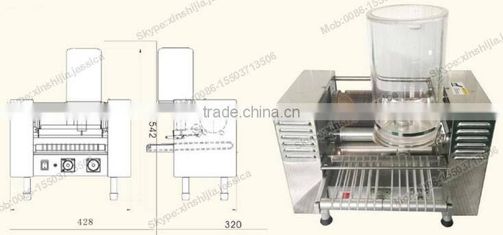 Automatic cake crisp skin making machine