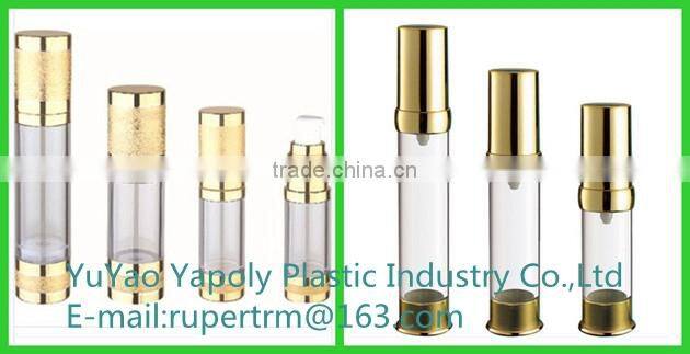 Good quality AS airless cosmetic bottle Cosmetic airless pump bottle