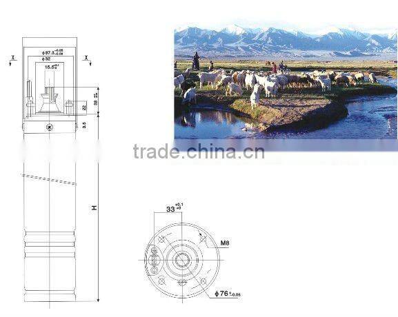4inch oil filled shield AC submersible motor,0.5-10hp pumps