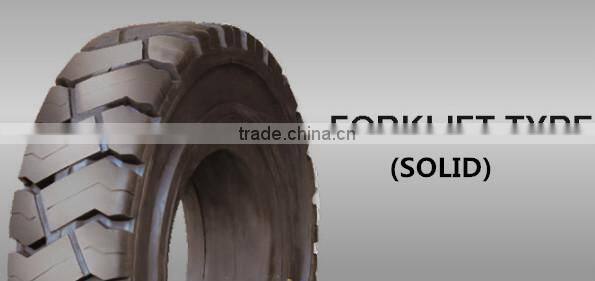 China High Quality Airless forklift tyre 650-10