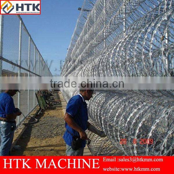 Automatic BTO-22 Type Razor Barbed Wire Making Machine(factory hot sale)