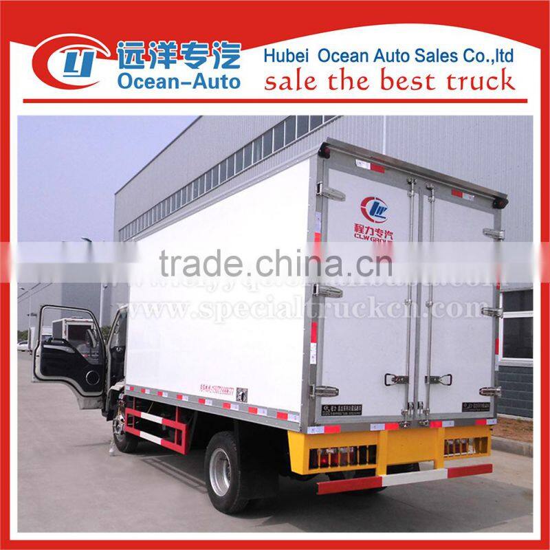 JAC mini 3ton refrigerated van truck for sale