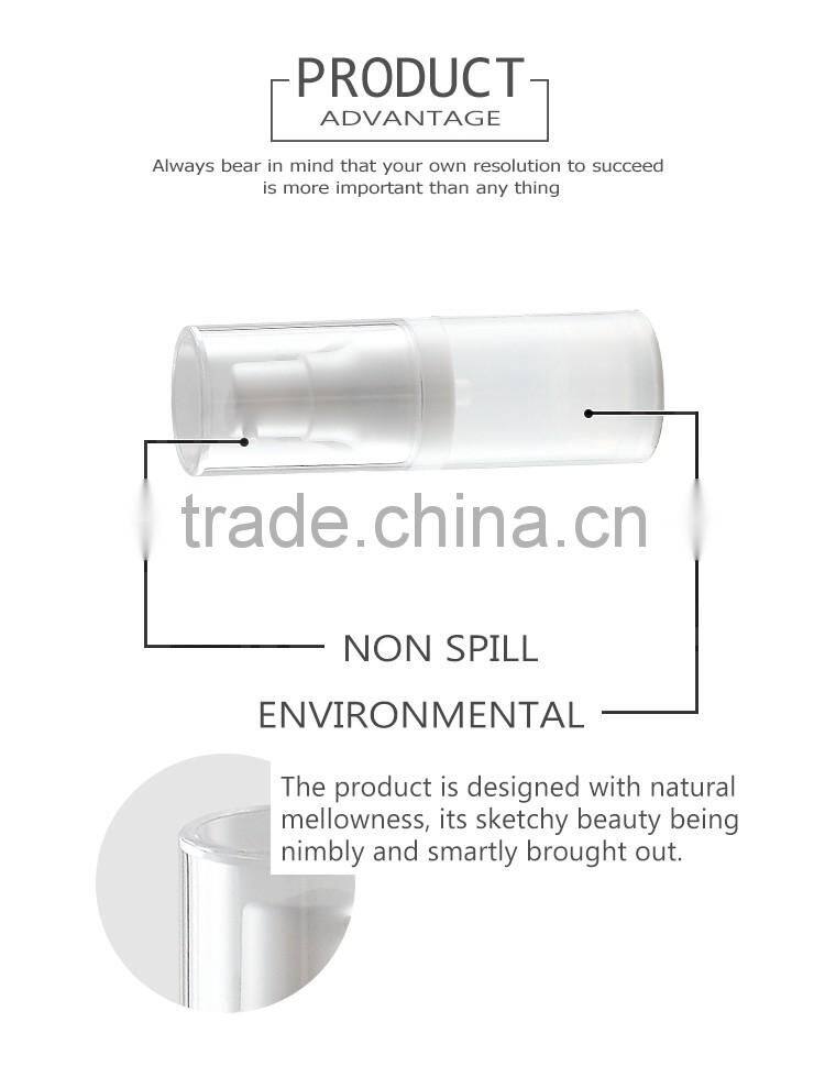 Wholesale unique most popular small round plastic mini shampoo bottle