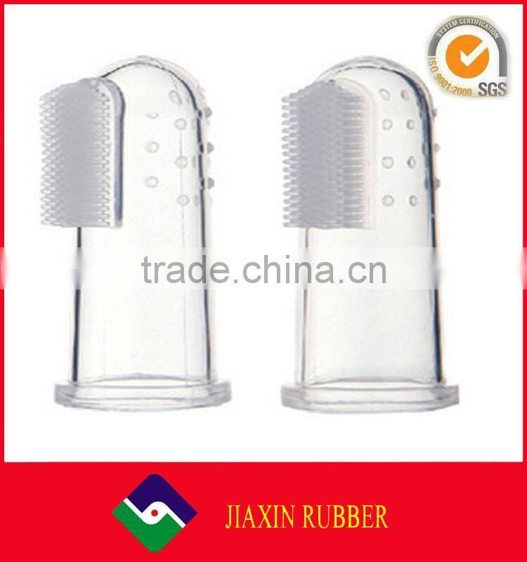 Food grade soft silicone baby finger tongue cleaner toothbrush massager for baby kids oral health