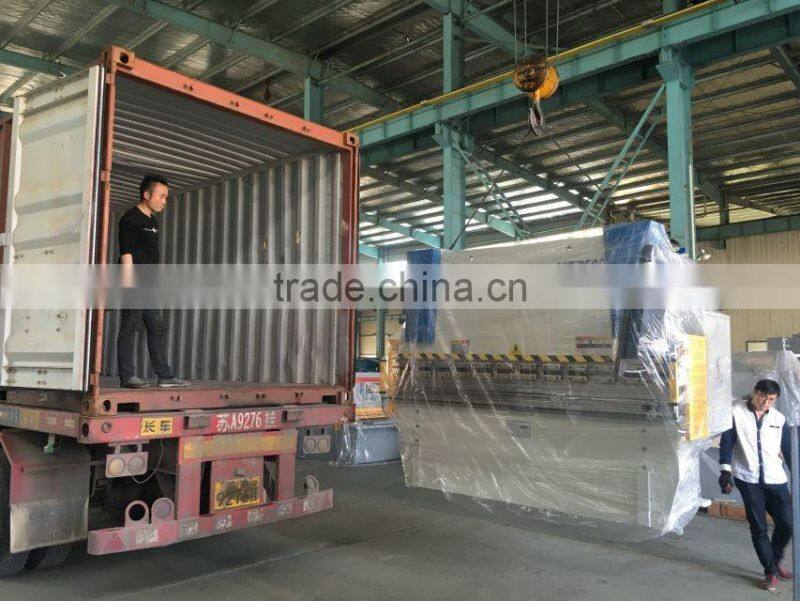 WC67 hydraulic press brake/CNC press bending machine/plate bending machine