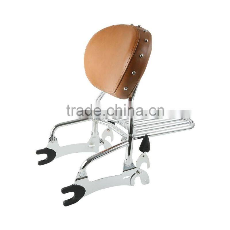 12" Backrest Sissy Bar W/ Luggage Rack For Indian Chief Classic Vintage 2014-17