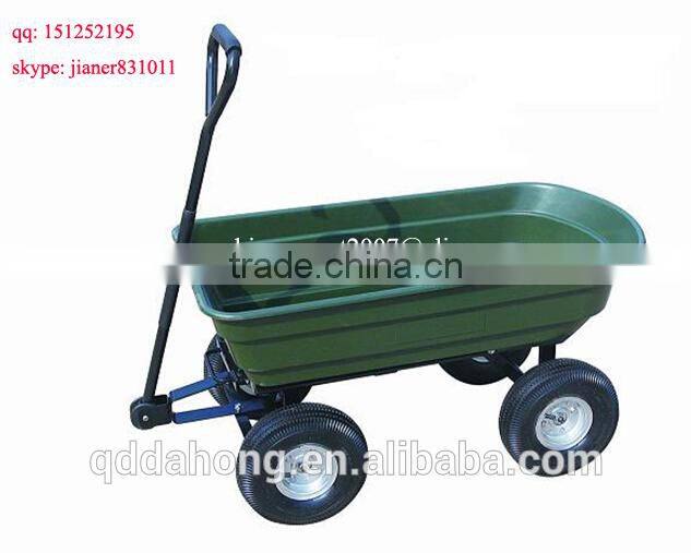 Garden Tool Cart TC2145 with Poly Tray and Four Wheel