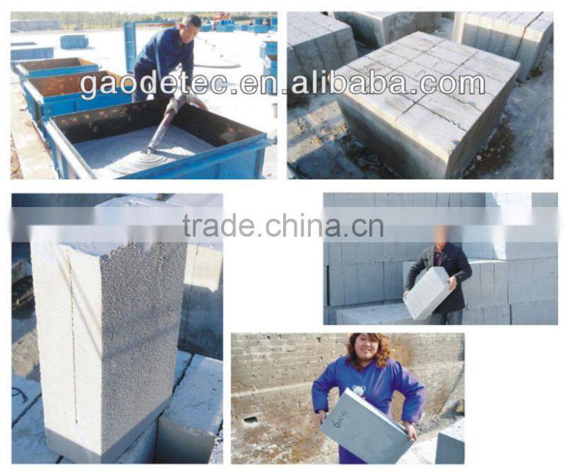 Lightweight foam concrete making machine for cast-in-situ wall