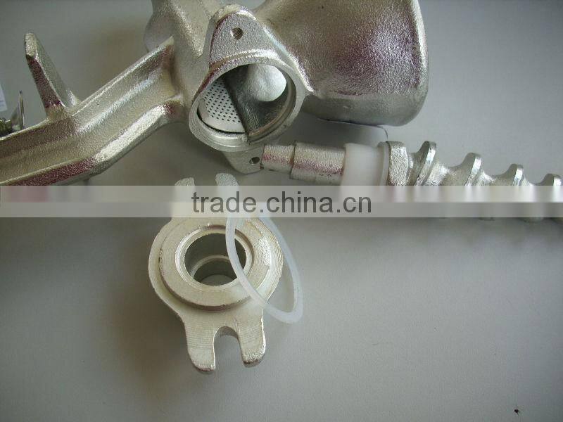 Tin plated cast iron manual wheatgrass juicer