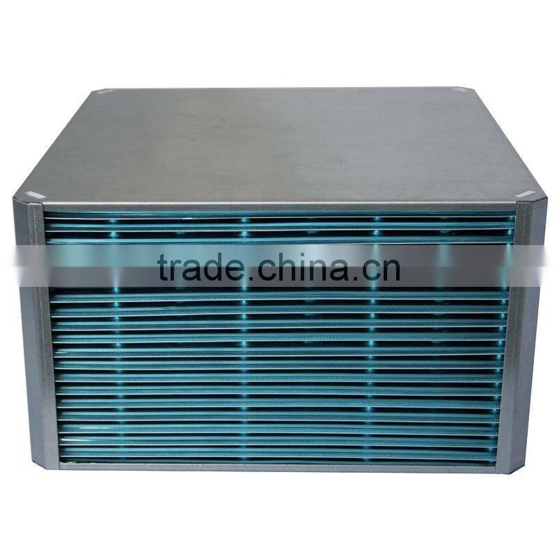 Aluminium heat exchanger core for heat recovery plate heat exchanger