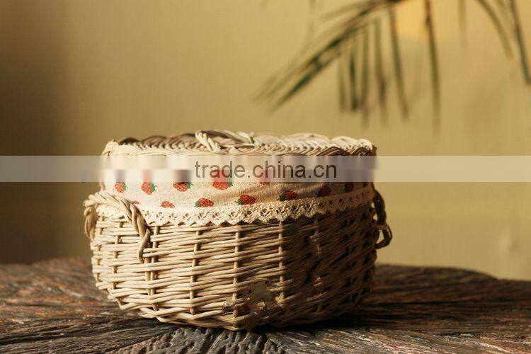 2014 Linyi portable indian silver pooja flower basket wholesale from manufacturer