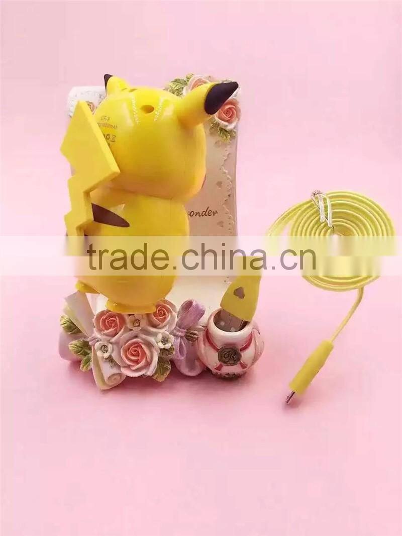 Factory production Pokemon ball Power bank Pikachu phone charger Cartoon cute PIKACHU 10000mah Pokemon power bank