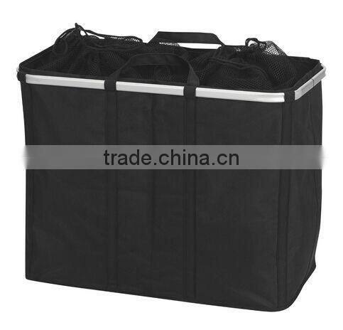 Hot Selling Multifunctional Metal Tube Handled Closet Folding Laundry Hamper