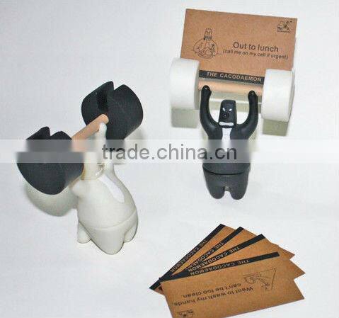 Supply Weightlifting message card / name card holder