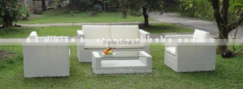 Outdoor Furniture Rattan Sofa Set Of 4 Pcs