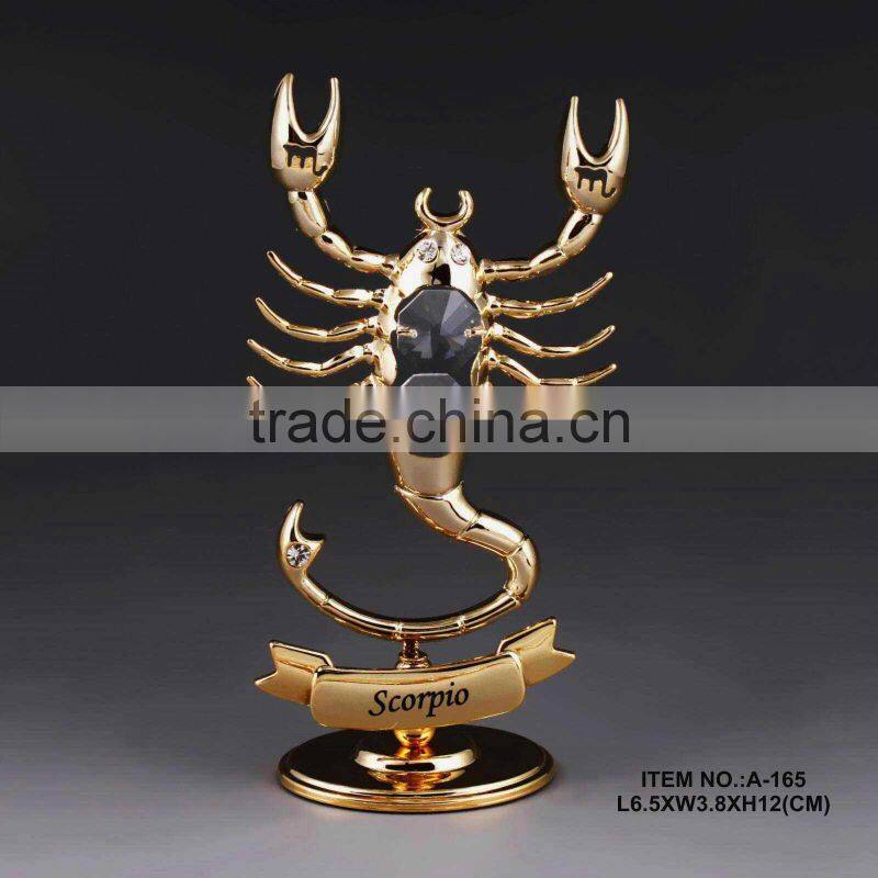 24K gold plated zodiac capricom Decoration