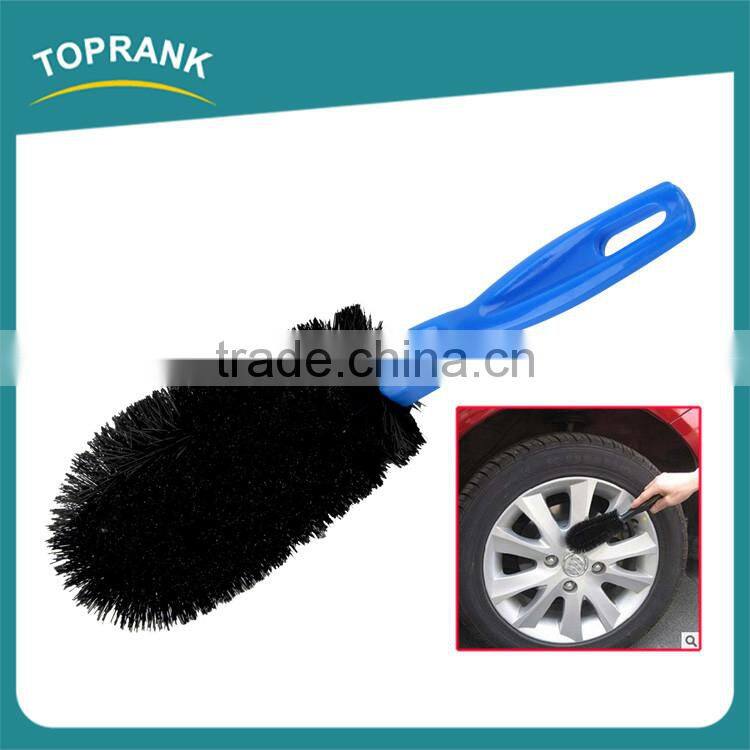 Car wheel brush custom color plastic handle cleaning auto tire brush