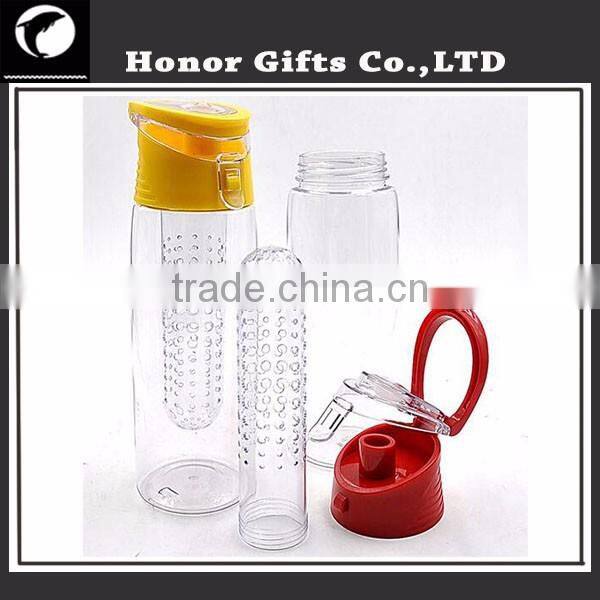 Private Label Fruit Infuser Joyshaker Water Bottle BPA Free