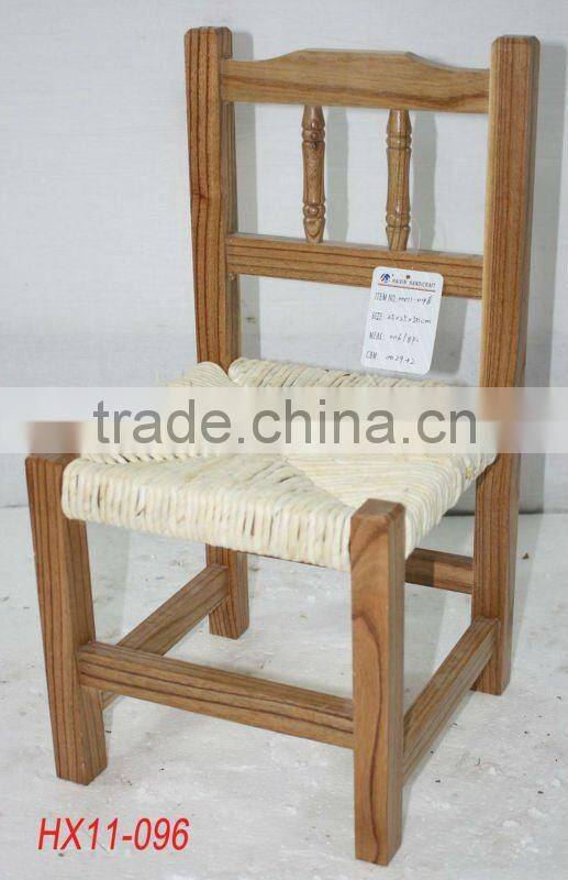 Antique wooden saet stool for children