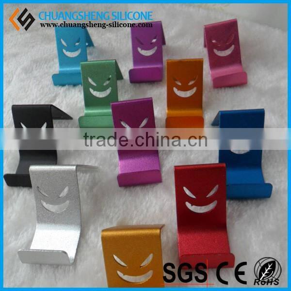 Wholesale customer logo silicone portable promotional gift mobile phone sticker
