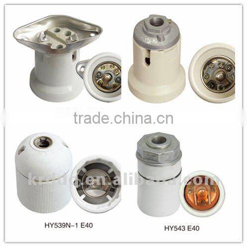 E27 porcelain fluorescent lamp holder
