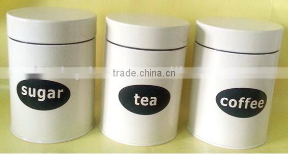 Set 3 Kithchen Tea Coffee Sugar Canisters