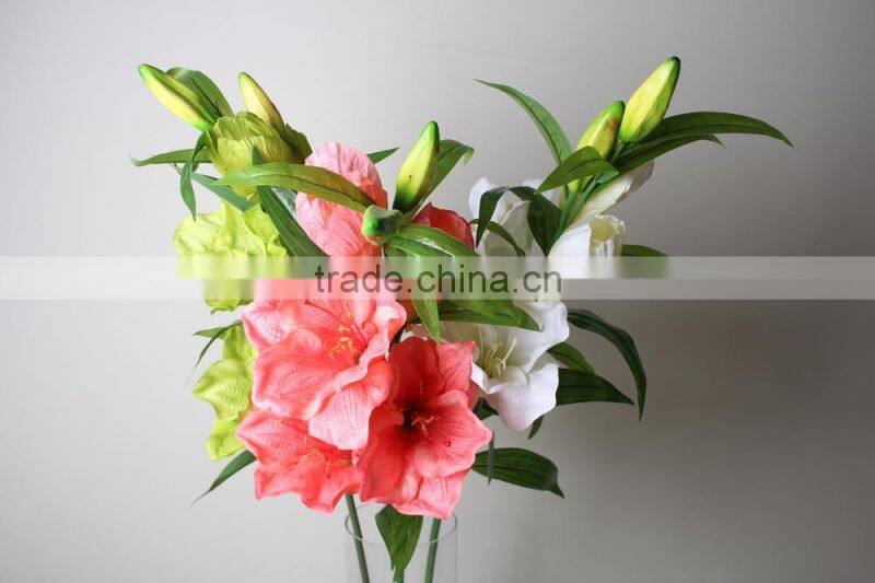 Natural Vallota speciosa fabric Vallota speciosa decorative Vallota speciosa artificial flower for wholesale