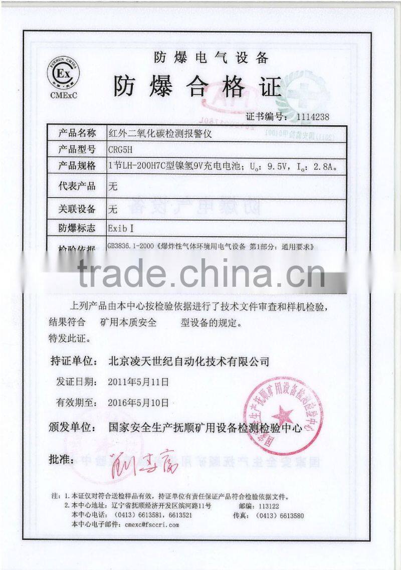 Infrared CO2 gas detector CRG5H