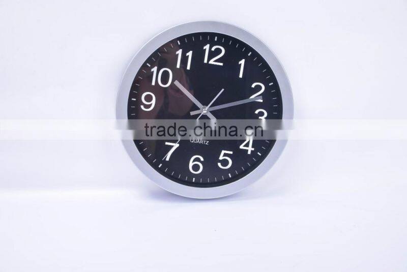 11" Beautiful style and good quality cheap price simple customized advertising plastic wall clock