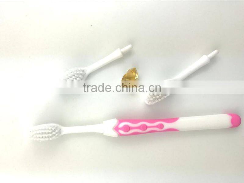 best selling consumer toothbrush replaceable heads made in china